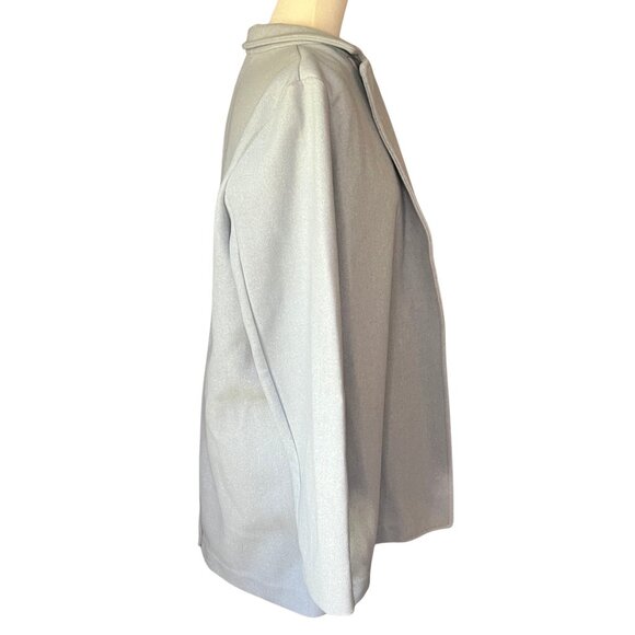 Banana Republic Light Blue Knit Open Blazer – Size L - Picture 6 of 10